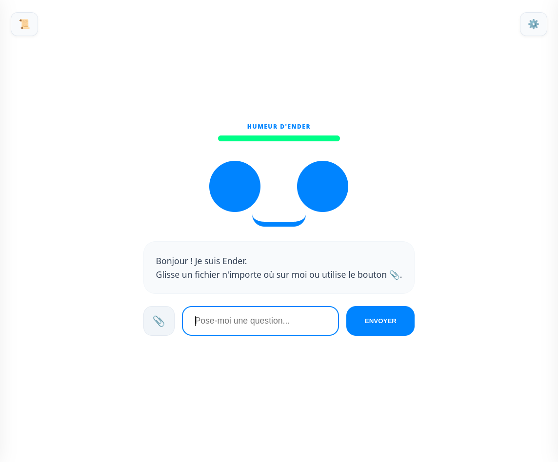 Capture d'écran Ender AI